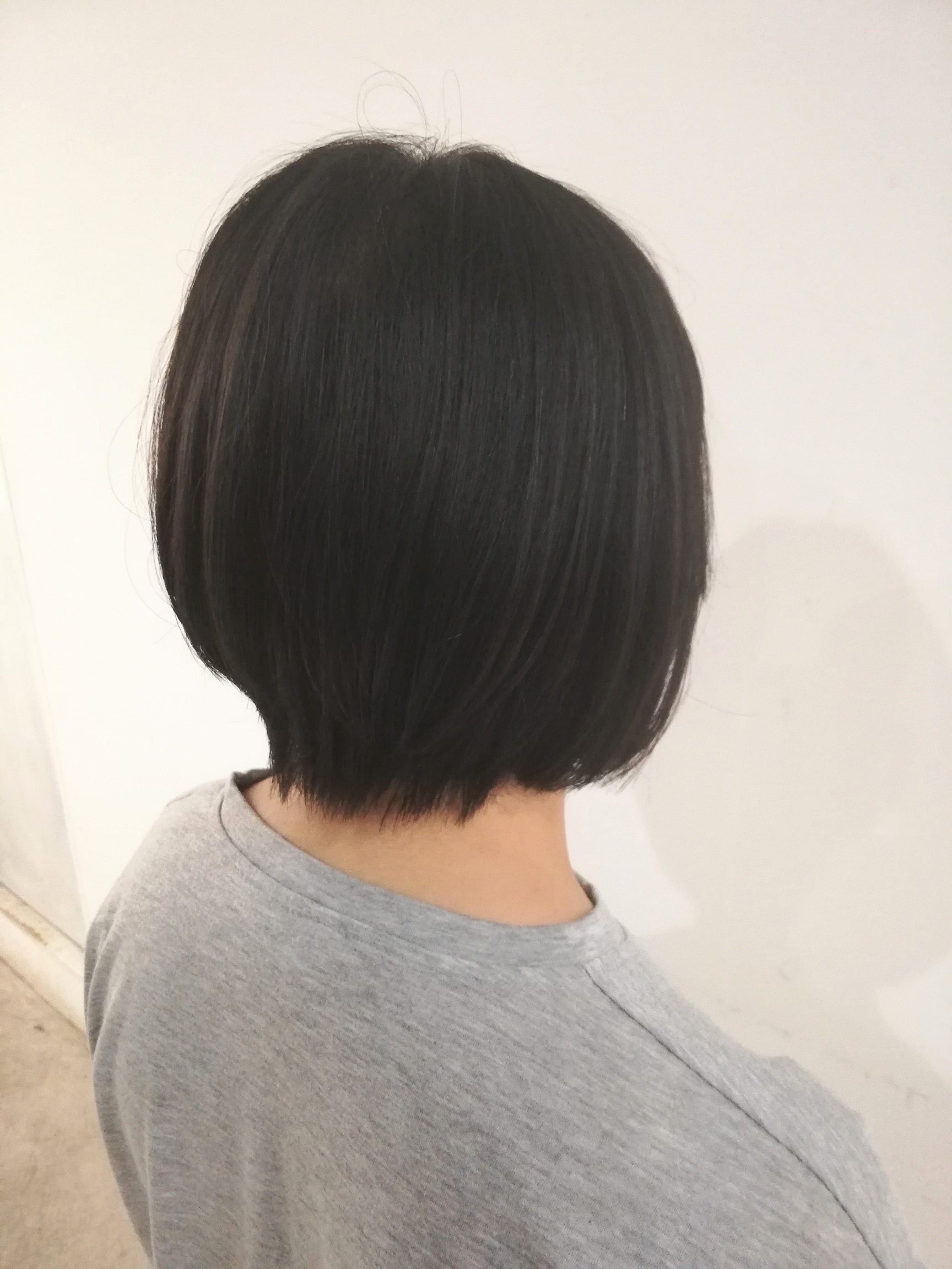 ヘアドネーションショートボブ10月